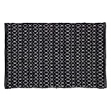 Boho 60x90 black πατάκι μπάνιου Sealskin