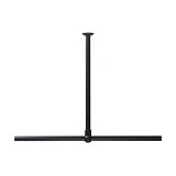 60 Ø 28 mm black στήριγμα οροφής για βραχίονα μπάνιου γωνιακό Sealskin