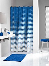 Speckles 180x200 royal blue κουρτίνα μπάνιου υφασμάτινη Sealskin