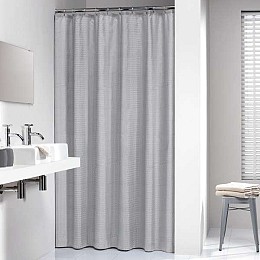 Relative 180x200 grey κουρτίνα μπάνιου υφασμάτινη Sealskin