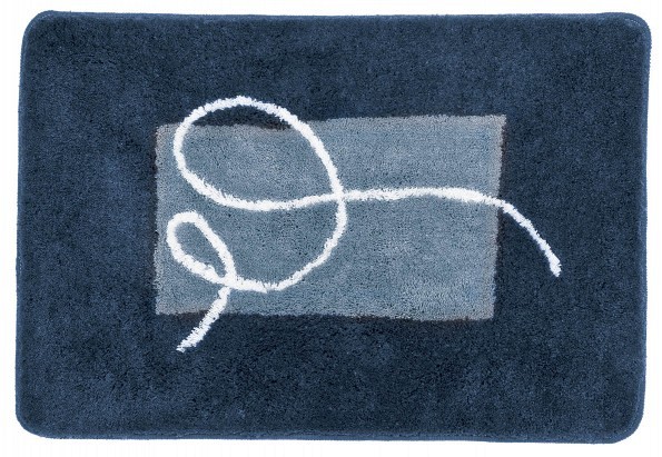 Carcassonne 60x90 blue Χαλάκι μπάνιου Sealskin