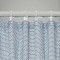 Wave 180x200 blue κουρτίνα μπάνιου υφασμάτινη Sealskin