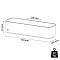 Tiger 2-Store Επιτοίχιο Ράφι 35 cm Black 800380