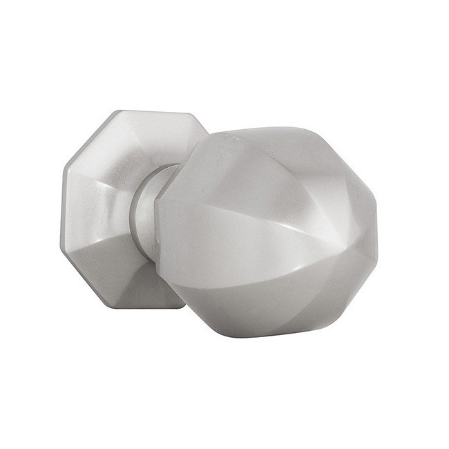 Roline Κ373 Μπουλ Εξώπορτας από Ορείχαλκο Νίκελ Ματ Φ68mm