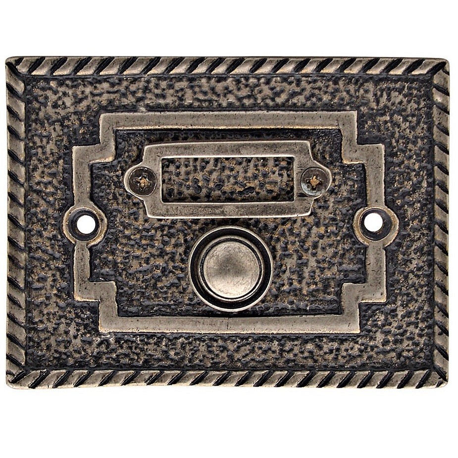 Roline K396 Κουδούνι από Ορείχαλκο Old Silver 98x73mm