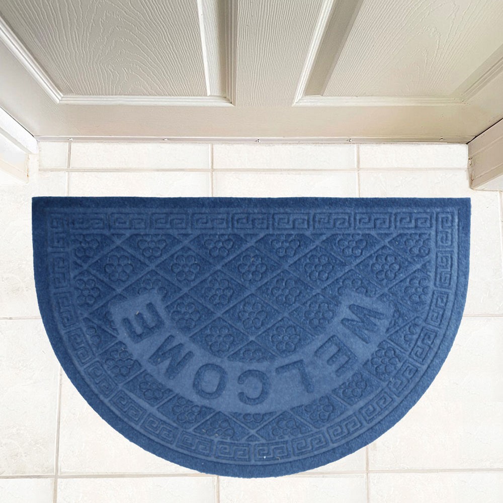 ΠΑΤΑΚΙ ΕΙΣΟΔΟΥ WELCOMECURVED MΠΛΕ 40X60