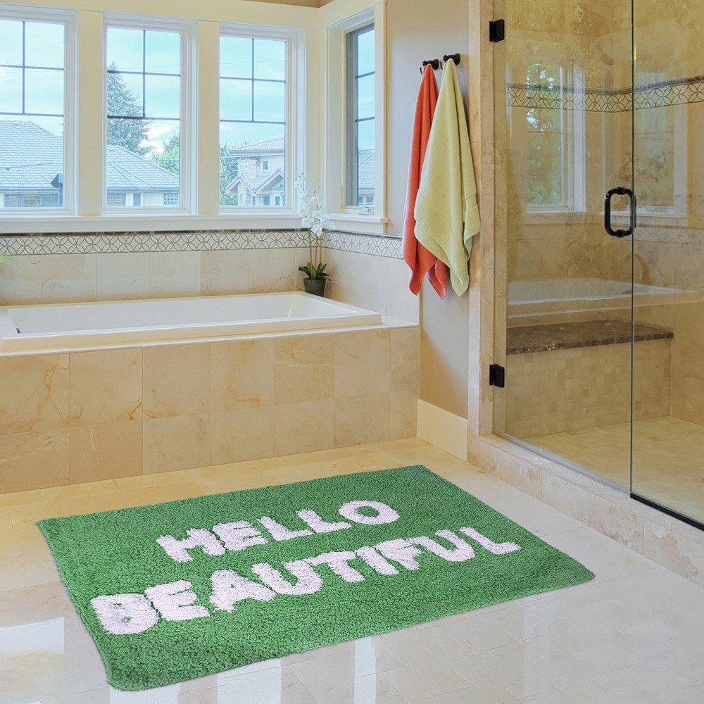 ΠΑΤΑΚΙ ΜΠΑΝΙΟΥ COTTON  FINE  50X70 ΠΡΑΣΙΝΟ