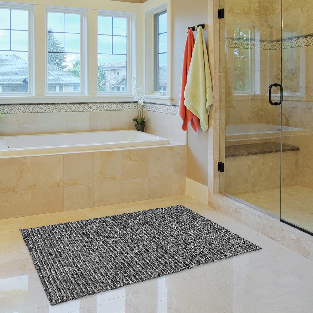 ΠΑΤΑΚΙ ΜΠΑΝΙΟΥ COTTON AMALTHIA-4 50X80 ΑΝΘΡΑΚΙ