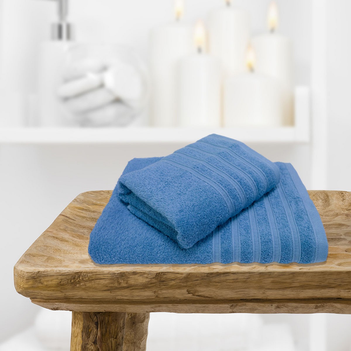 ΠΕΤΣΕΤΑ MELANIE ΜΠΛΕ 30X50