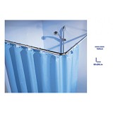 ΒΡΑΧΙΟΝΑΣ ΜΠΑΝΙΟΥ AVERAGE QUALITY ΓΩΝΙΑΚΟΣ Chrome 2x(80cm)