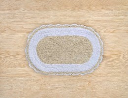 ΠΑΤΑΚΙ ΜΠΑΝΙΟΥ ΜΠΕΖ ΒΑΜΒΑΚΕΡΟ ANATOLI OVAL 45X75