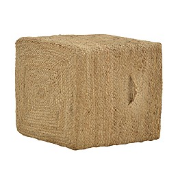 Σκαμπό Tresa Inart φυσικό 100% γιούτα 50x50x35εκ