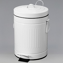 ΚΑΔΟΣ ΜΠΑΝΙΟΥ ΜΕ ΠΕΝΤΑΛ 5L SL8298 ΛΕΥΚΟ SOFT CLOSE