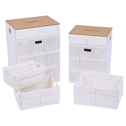 Σετ 5 τεμάχια καλάθια 40χ30χ52 cm Eurocasa