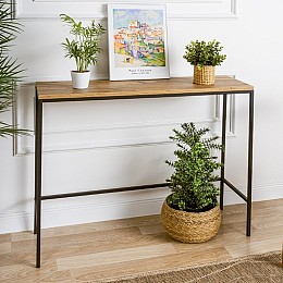 Κονσόλα Canva Megapap χρώμα atlantic pine 100x30x80εκ.