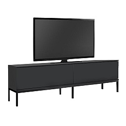 Έπιπλο τηλεόρασης Lord Megapap χρώμα μαύρο 180x30x47εκ.