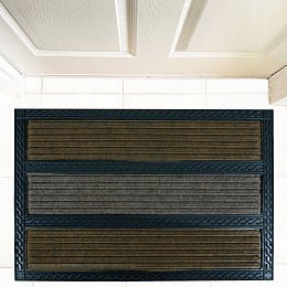 ΠΑΤΑΚΙ ΕΙΣΟΔΟΥ TRICOLOR ΓΚΡΙ-ΜΠΕΖ 40x60