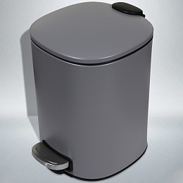 ΚΑΔΟΣ ΜΠΑΝΙΟΥ SL555 SOFT CLOSE 5LT ΓΚΡΙ