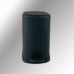 ΚΑΔΟΣ ΜΠΑΝΙΟΥ ΜΑΥΡΟ SOFT CLOSE ΠΛΑΣΤΙΚΟΣ 7lt SL8671