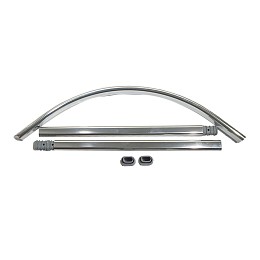 ΒΡΑΧΙΟΝΑΣ ΜΠΑΝΙΟΥ SILVER CURVED 3x (80-90cm)