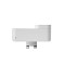 Tiger 2-Store Επιτοίχιο Ράφι με Θήκες και Κρεμάστρες 25 cm White 800375