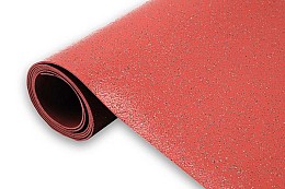 ΑΝΤΙΟΛΙΣΘΗΡΟ ΠΛΑΣΤΙΚΟ ΔΑΠΕΔΟ 1.5mm SPARKLE RED  2M NewPlan