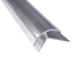 ΠΡΟΦΙΛ ΑΛΟΥΜΙΝΙΟΥ ΕΞΩΤΕΡΙΚΗ ΓΩΝΙΑ OVAL Ν04 16mm ΓΙΑ PVC MEGA PANEL NewPlan