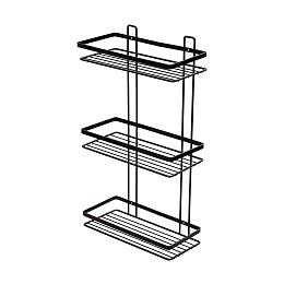 ESTIA ΕΤΑΖΕΡΑ ELEGANT ΜΕΤΑΛΛΙΚΗ ΙΣΙΑ 3 ΘΕΣΕΩΝ 46x25x12.5cm ΜΑΥΡΗ