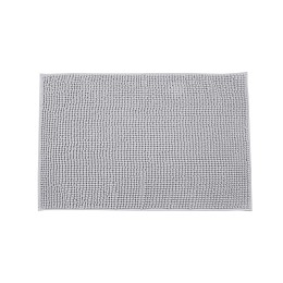 ESTIA ΤΑΠΕΤΟ ΜΠΑΝΙΟΥ BEADS 80x50cm ΠΟΛΥΕΣΤΕΡΑ ΓΚΡΙ ΑΝΟΙΧΤΟ