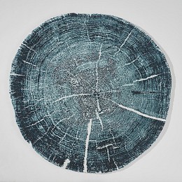 Χαλάκι Μπάνιου Abyss & Habidecor Fossile Στρογγυλό 95 εκ