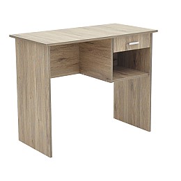 Γραφείο εργασίας με συρτάρι Michael pakoworld sonoma 88x45x72εκ