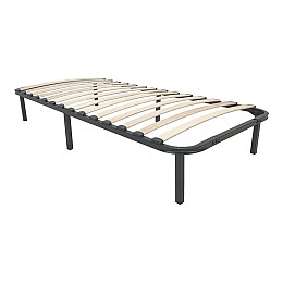Σομιές μεταλλικός Amaso pakoworld σε μαύρη απόχρωση 90x190x28εκ