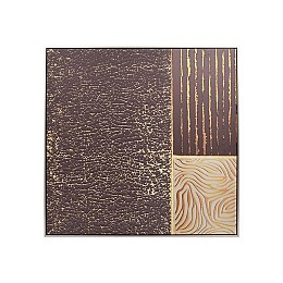 ΚΑΔΡΟ Fylliana 7904 ΜΠΕΖ-ΚΑΦΕ ΧΡΩΜΑ 80x3x80εκ