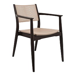ΚΑΡΕΚΛΑ ΕΞΟΧΗΣ Fylliana Best ΚΑΦΕ ΜΕ ΜΠΕΖ ΧΡΩΜΑ 57,5x55x80εκ