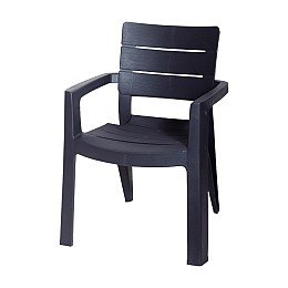 ΚΑΡΕΚΛΑ ΕΞΟΧΗΣ ΠΛΑΣΤΙΚΗ Fylliana LINEA Ανθρακί 83x58x63.5