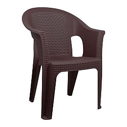 ΚΑΡΕΚΛΑ ΚΗΠΟΥ Fylliana Melina ΚΑΦΕ ΧΡΩΜΑ 62x43x86εκ
