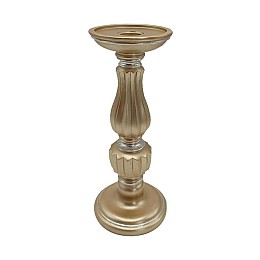 ΚΗΡΟΠΟΓΙΟ Fylliana ΧΡΥΣΟ ΧΡΩΜΑ 11x11x25,5εκ sls