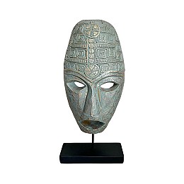 ΕΠΙΤΡΑΠΕΖΙΟ ΔΙΑΚΟΣΜΗΤΙΚΟ Fylliana "Face" 2045 ΠΡΑΣΙΝΟ ΧΡΩΜΑ 22x11,5x50εκ