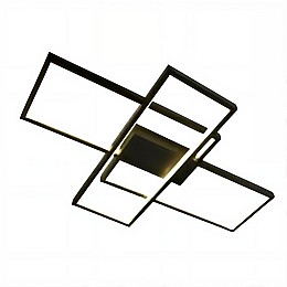 SE LED 4 TESSERA BLACK 58*32*10cm