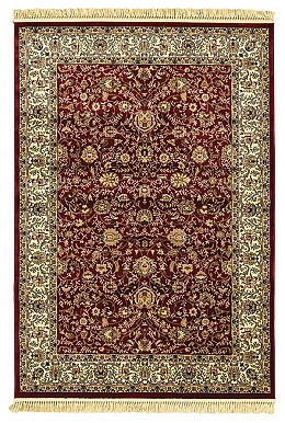 ΧΑΛΙ PERSIA 1533 BURGUNDY ΜΕ ΚΡΟΣΣΙ - 133X190  NewPlan
