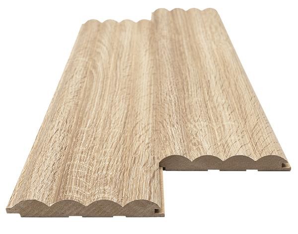 MDF PANEL ME 3D ΠΗΧΑΚΙΑ 801050 WAVE ST 16/119/2750mm SONOMA OAK NewPlan