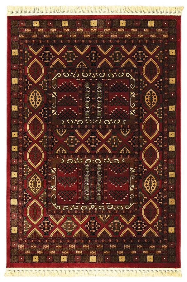 ΧΑΛΙ PERSIA 2273 BURGUNDY ΜΕ ΚΡΟΣΣΙ - 133X190  NewPlan