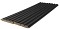 MDF PANEL ME 3D ΠΗΧΑΚΙΑ 805090 WAVE ST 16/119/2750mm BLACK EDITION NewPlan