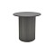 Βοηθητικό τραπέζι Dovel pakoworld mdf σε μαύρη απόχρωση Φ50x45εκ