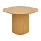Τραπέζι Karulo pakoworld mdf σε sonoma απόχρωση Φ120x76εκ