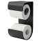 Brix black χαρτοθήκη επιτοίχια Sealskin