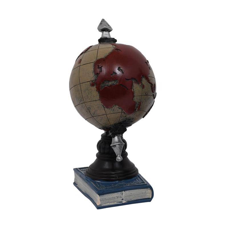 ΕΠΙΤΡΑΠΕΖΙΟ ΔΙΑΚΟΣΜΗΤΙΚΟ \"ΥΔΡΟΓΕΙΟΣ ΣΦΑΙΡΑ\" 1/2 ΜΠΛΕ-ΚΟΚΚΙΝΟ sls