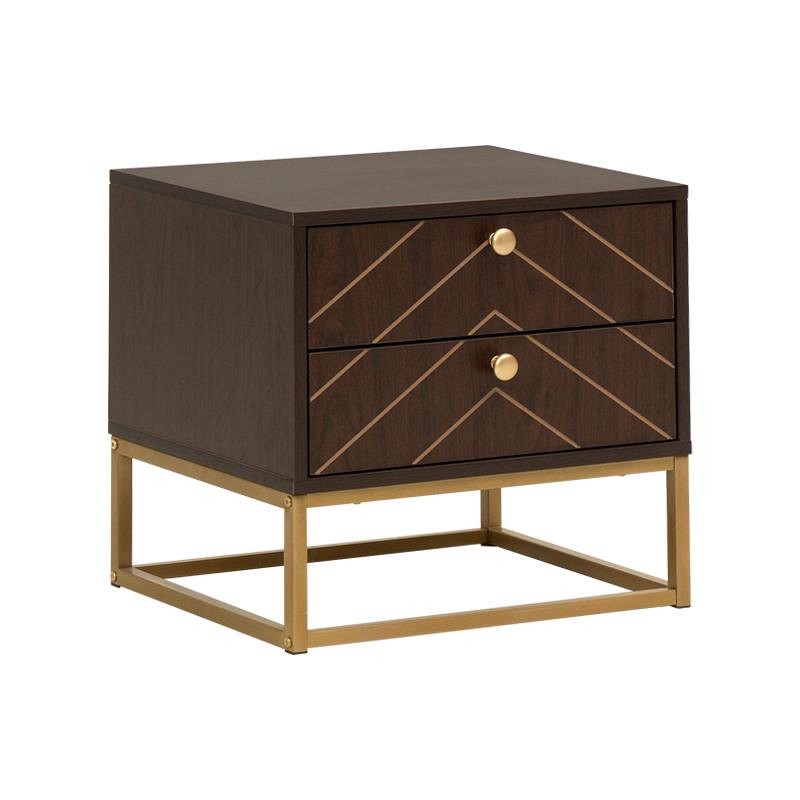 ΚΟΜΟΔΙΝΟ Fylliana \"Parlor\" ΚΑΦΕ ΧΡΩΜΑ 48x39,5x45εκ