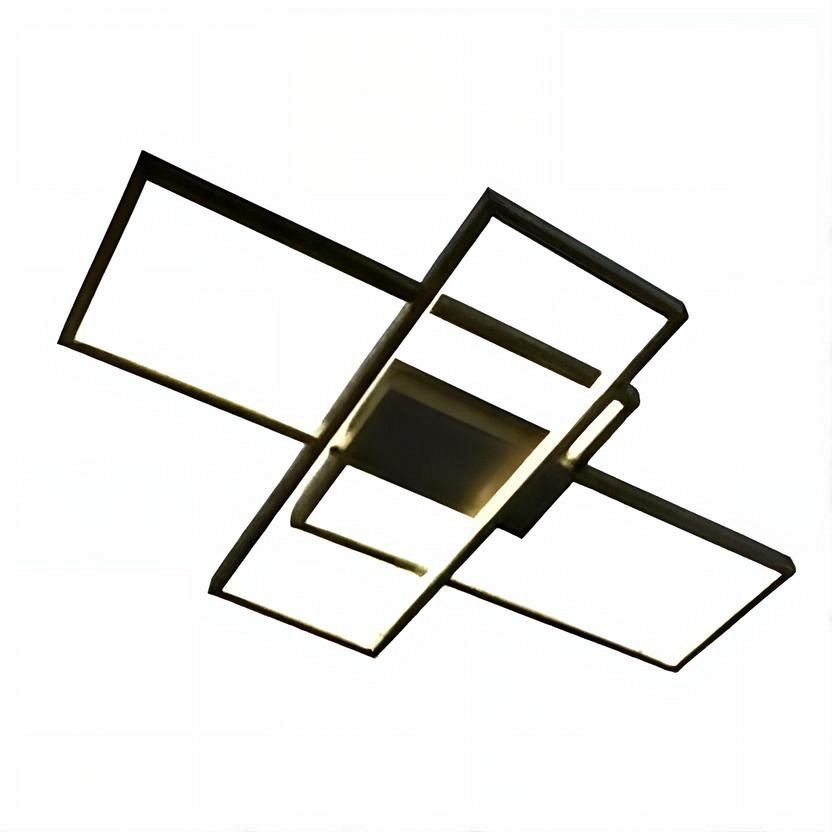 SE LED 4 TESSERA BLACK 58*32*10cm