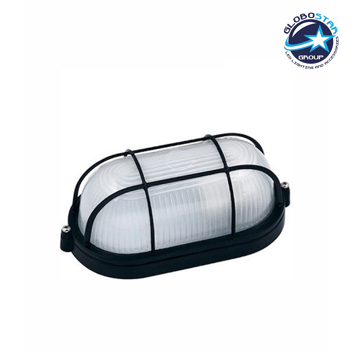 GLOBOSTAR® ARGO 202-0020 Vintage Φωτιστικό Καραβοχελώνα Τοίχου - Απλίκα με Ντουί 1 x E27 AC 220-240V IP44 - Μαύρο - M35 x Π12 x 10cm